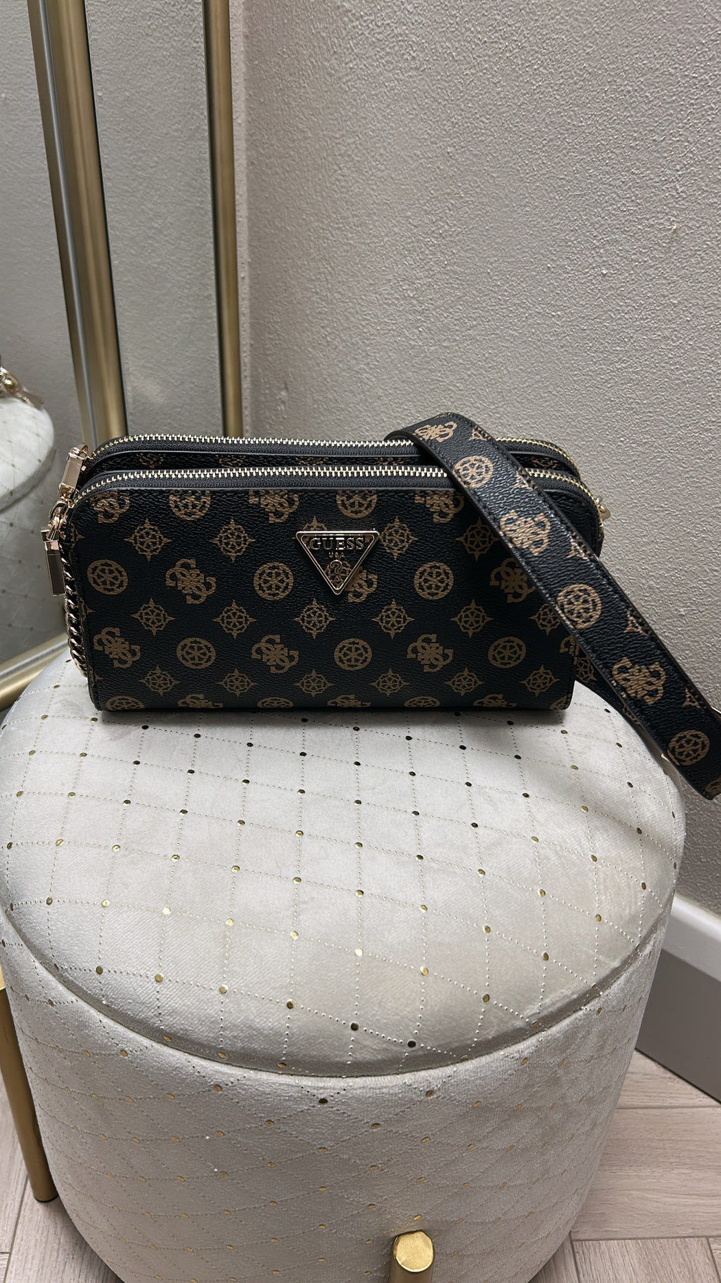 Guess mocha logo Eco Erica crossbody ESG951012