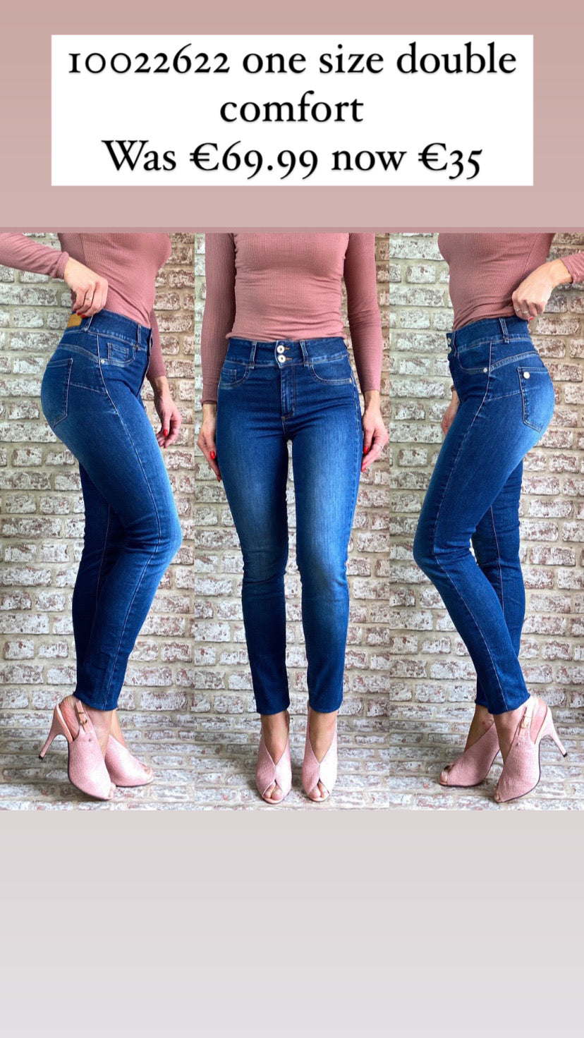 One size blue denim double comfort 10022622