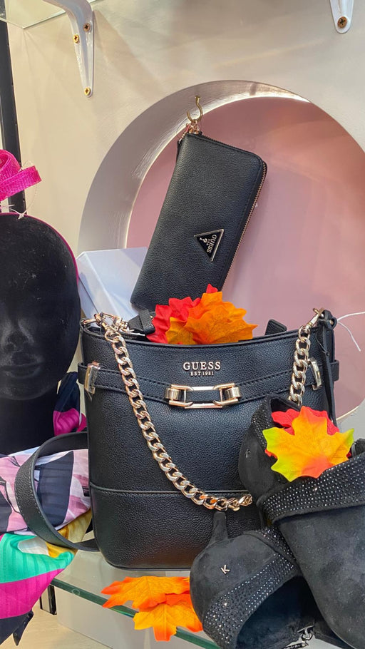 Guess black silvye crossbody bag BG952704