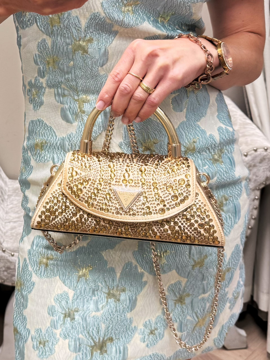 Guess gold beauvoir mini bag ZG952878