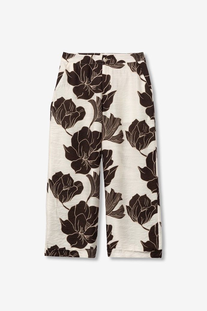 Posey -1 brown/cream trousers