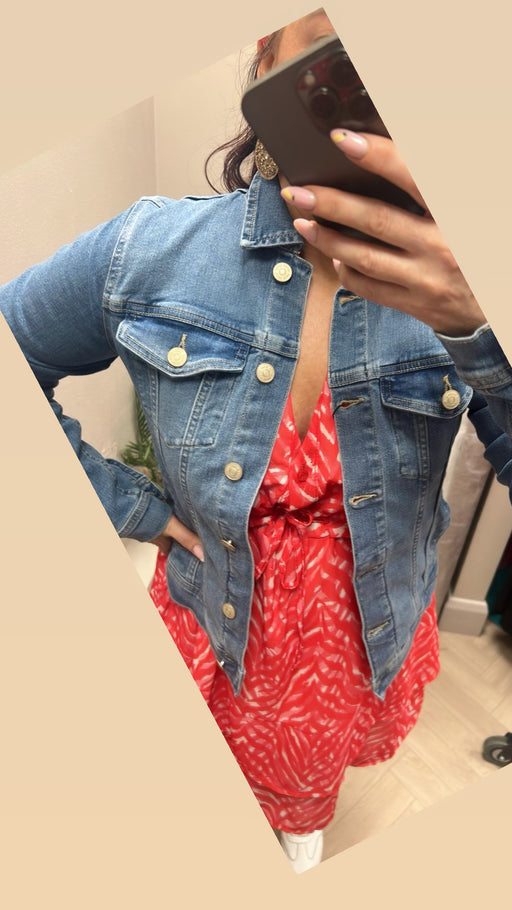 Trudy blue denim jacket