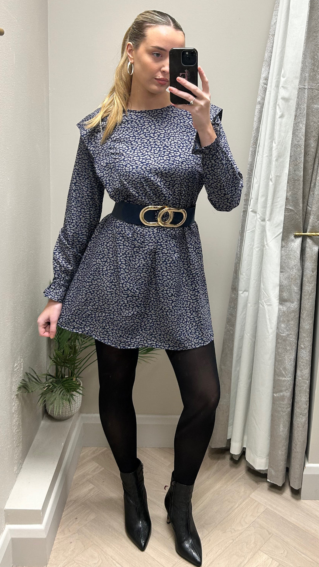 Femme navy dress