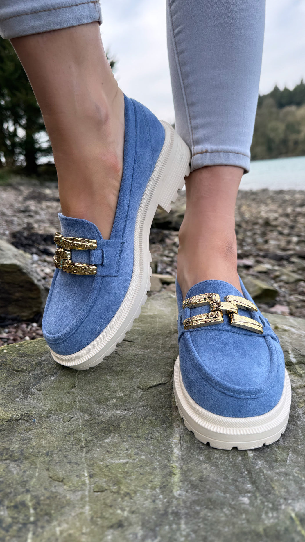 Chillink one aqua  loafer