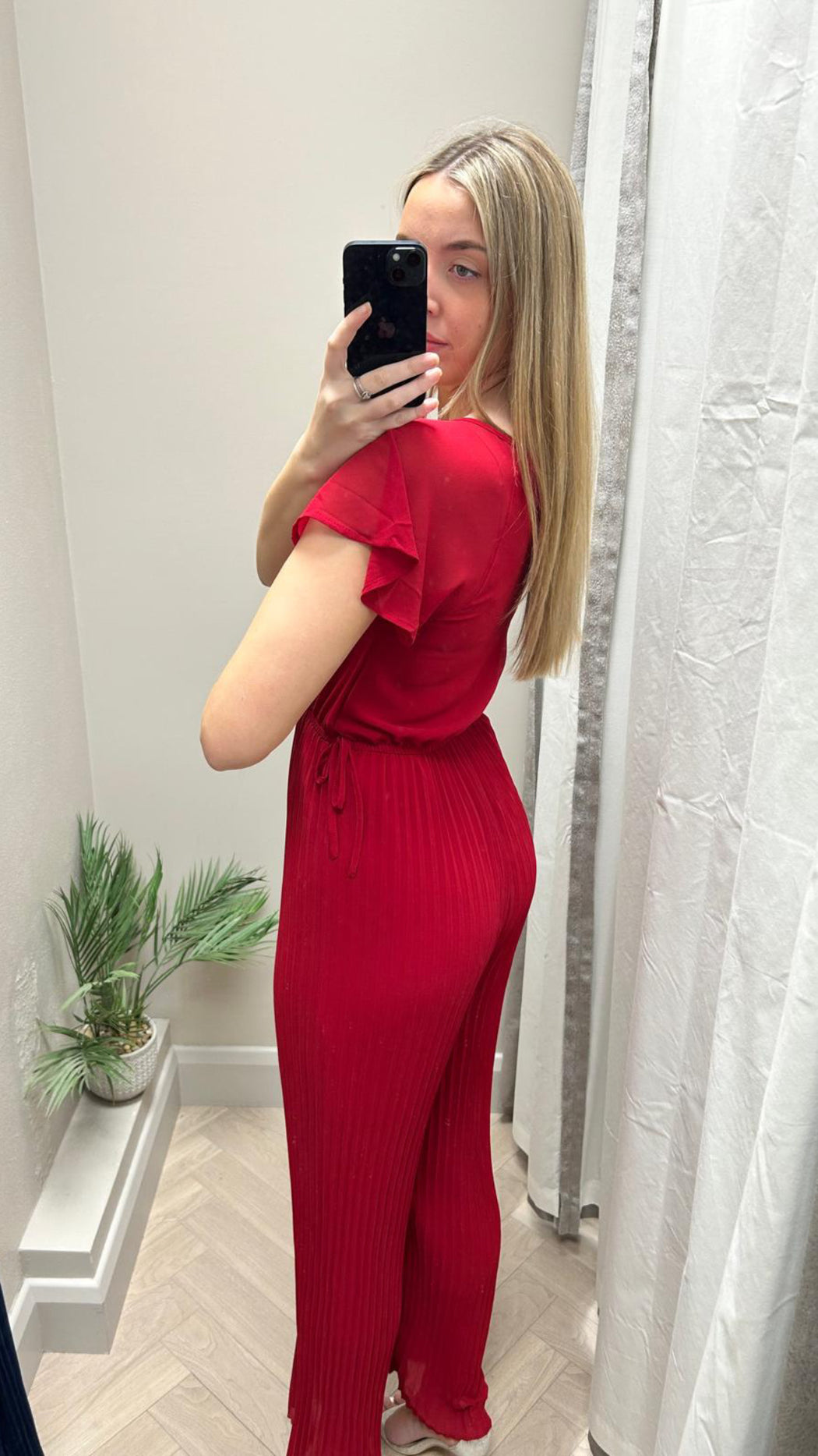 Marilia red jumpsuit