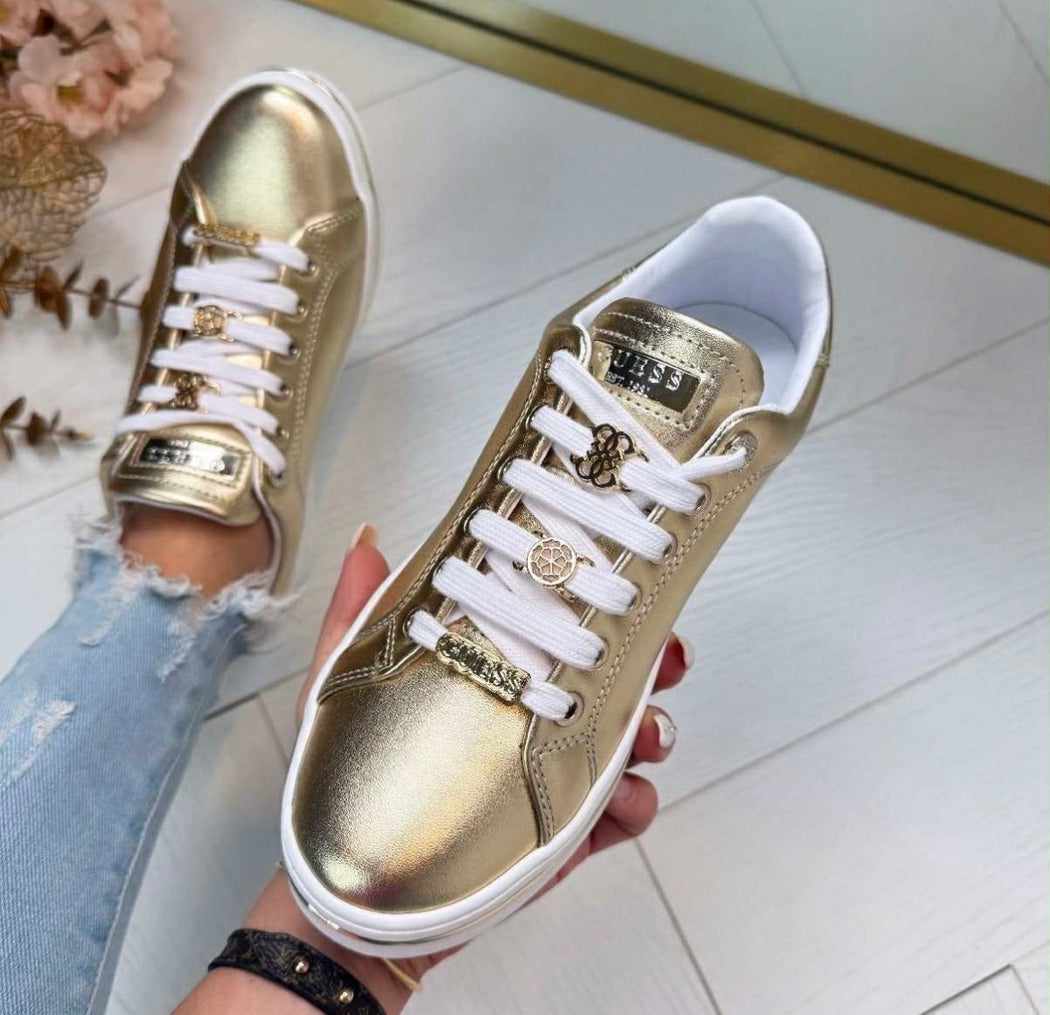 Guess gold sneaker FLTSS3LEL12
