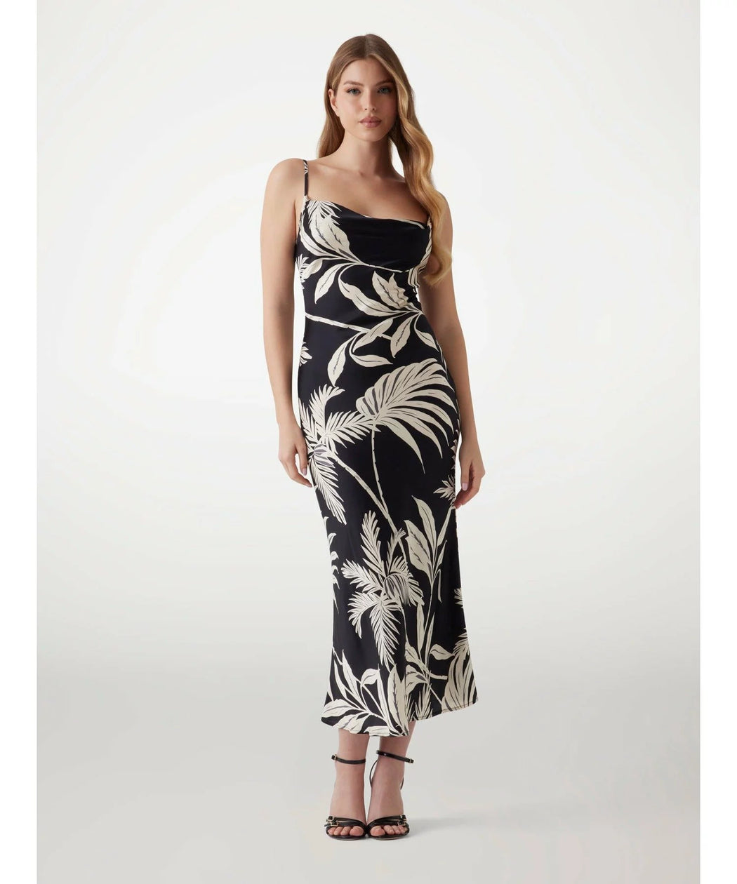 Guess akilina boack satin slip dress w5gk85wh9c2