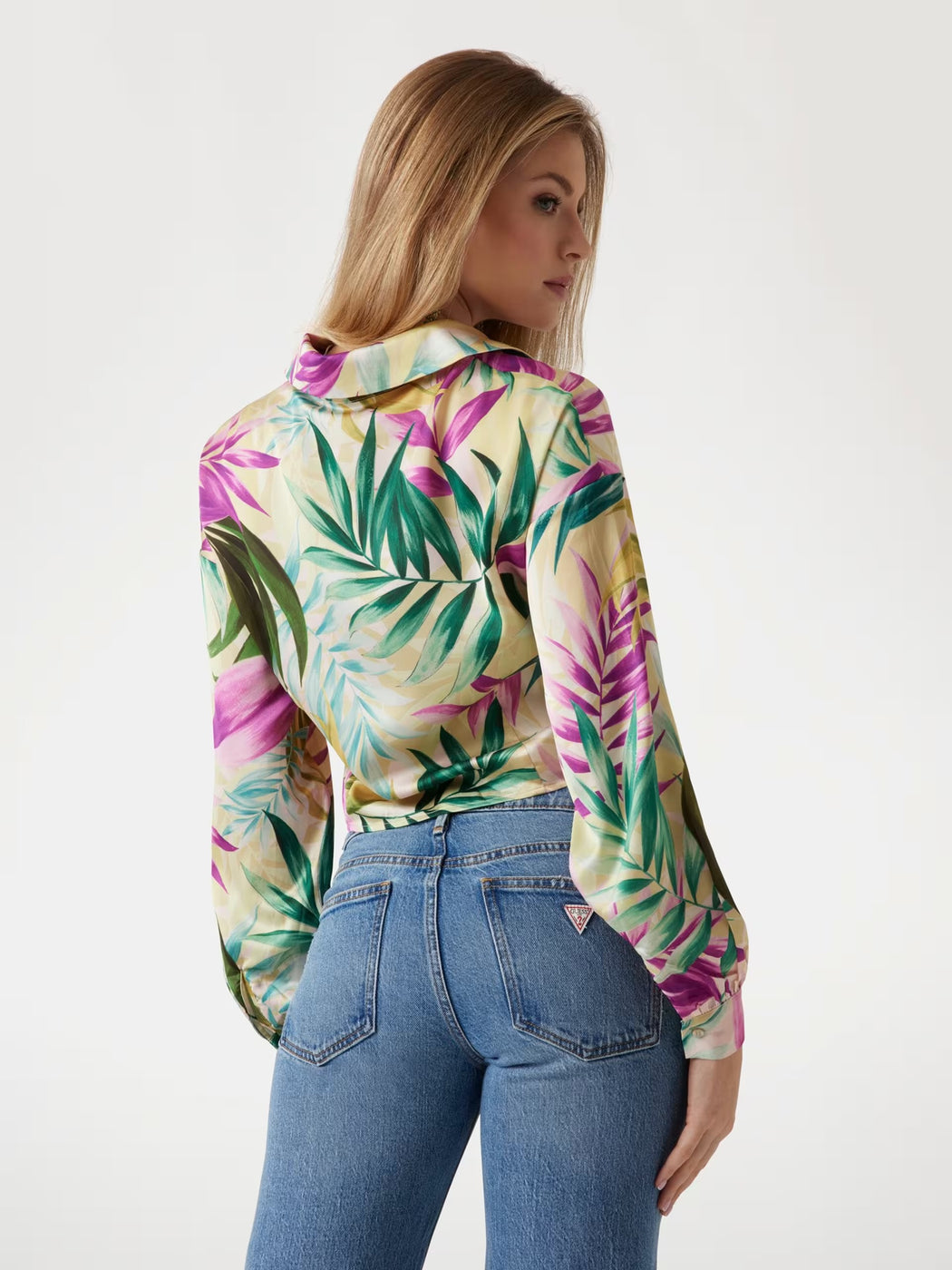 Guess clouis floral shirt W5GH0IWH9C2