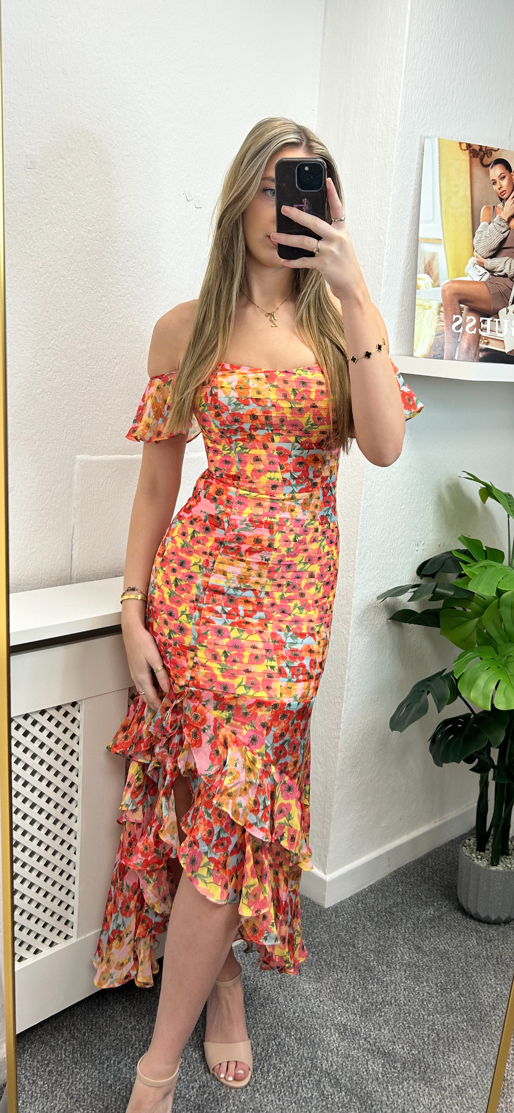 W4GK26WCWF2 Guess Eco Juliana maxi dress
