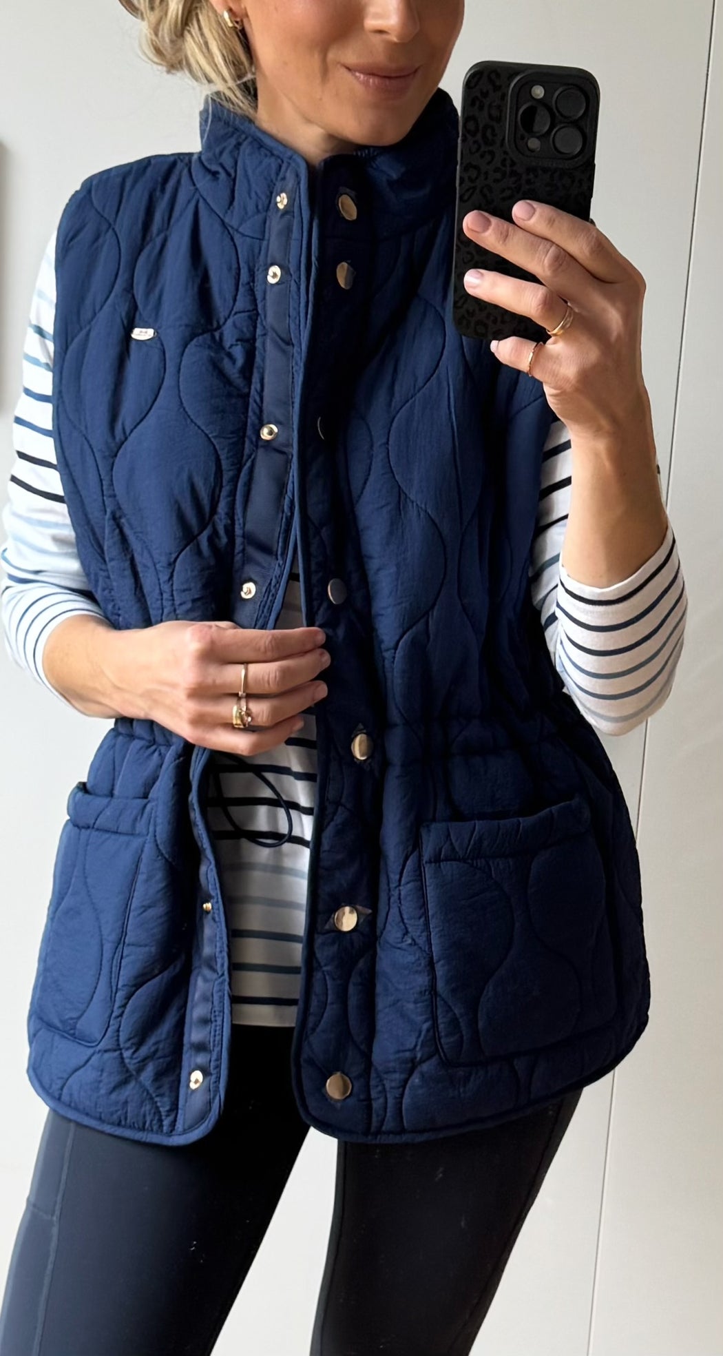 Mandy Gilet Blue