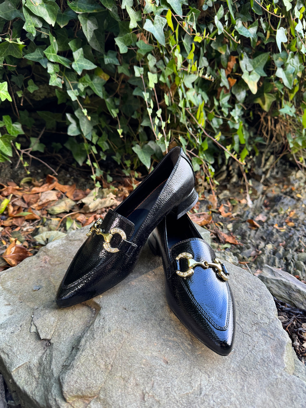 Dalat one Ink Glaze pointed loafer