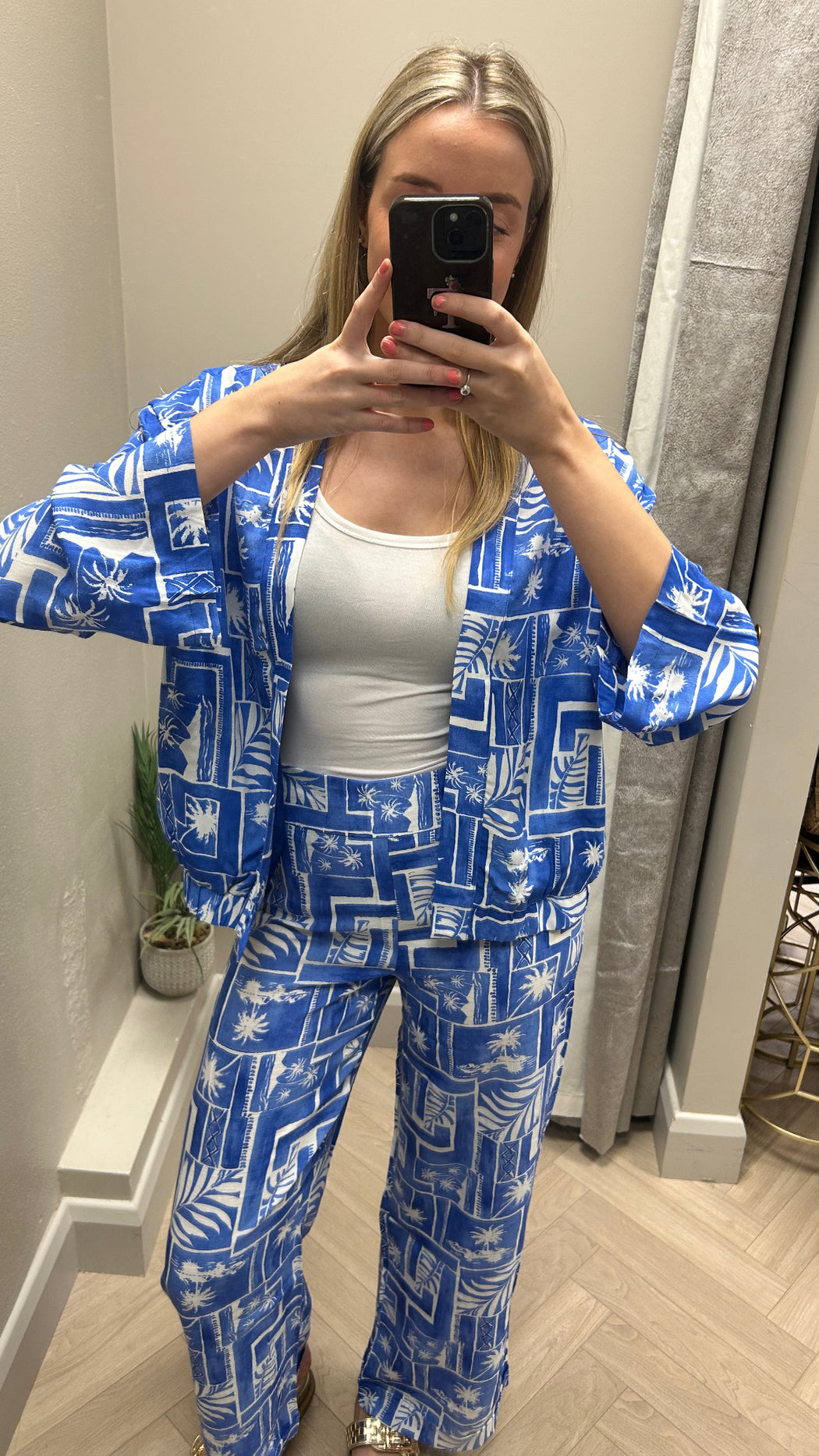 Rave blue kimona jacket