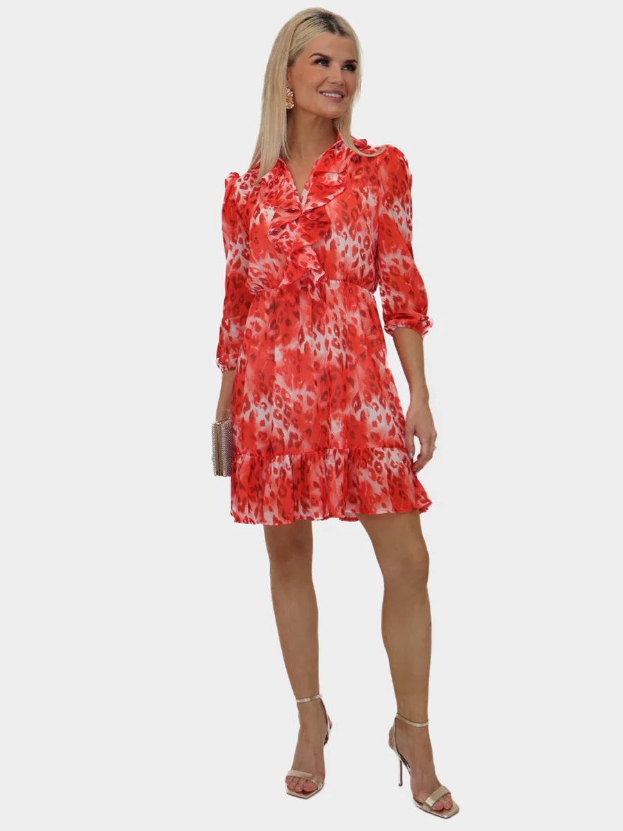 VICKY CORAL MINI DRESS