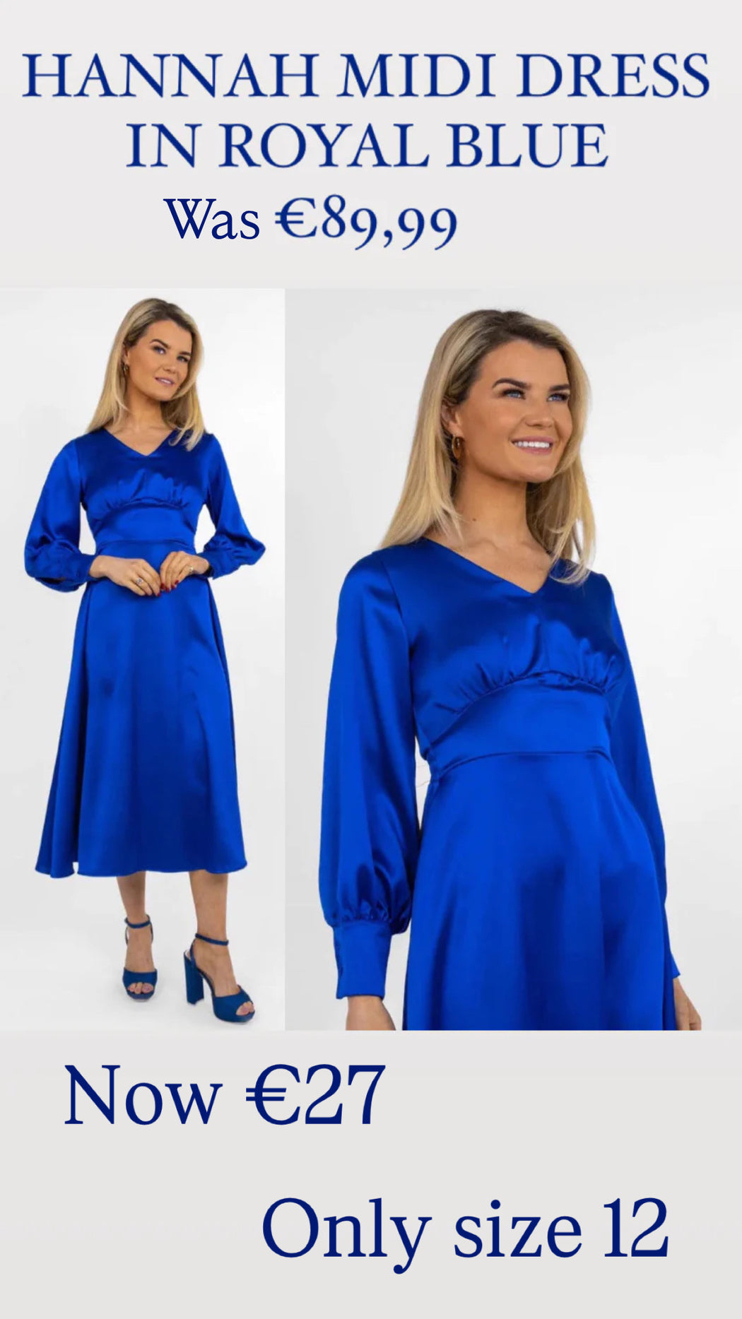 BIRKIN ROYAL BLUE MIDI