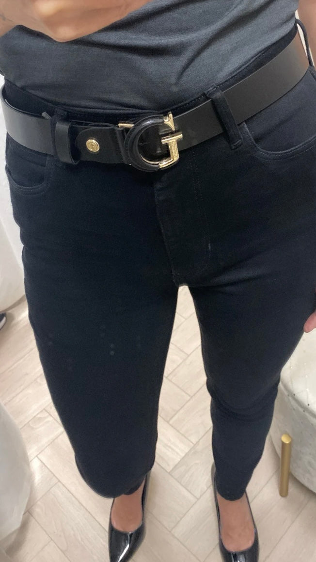BW7823LEA35 Guess black Geva Belt