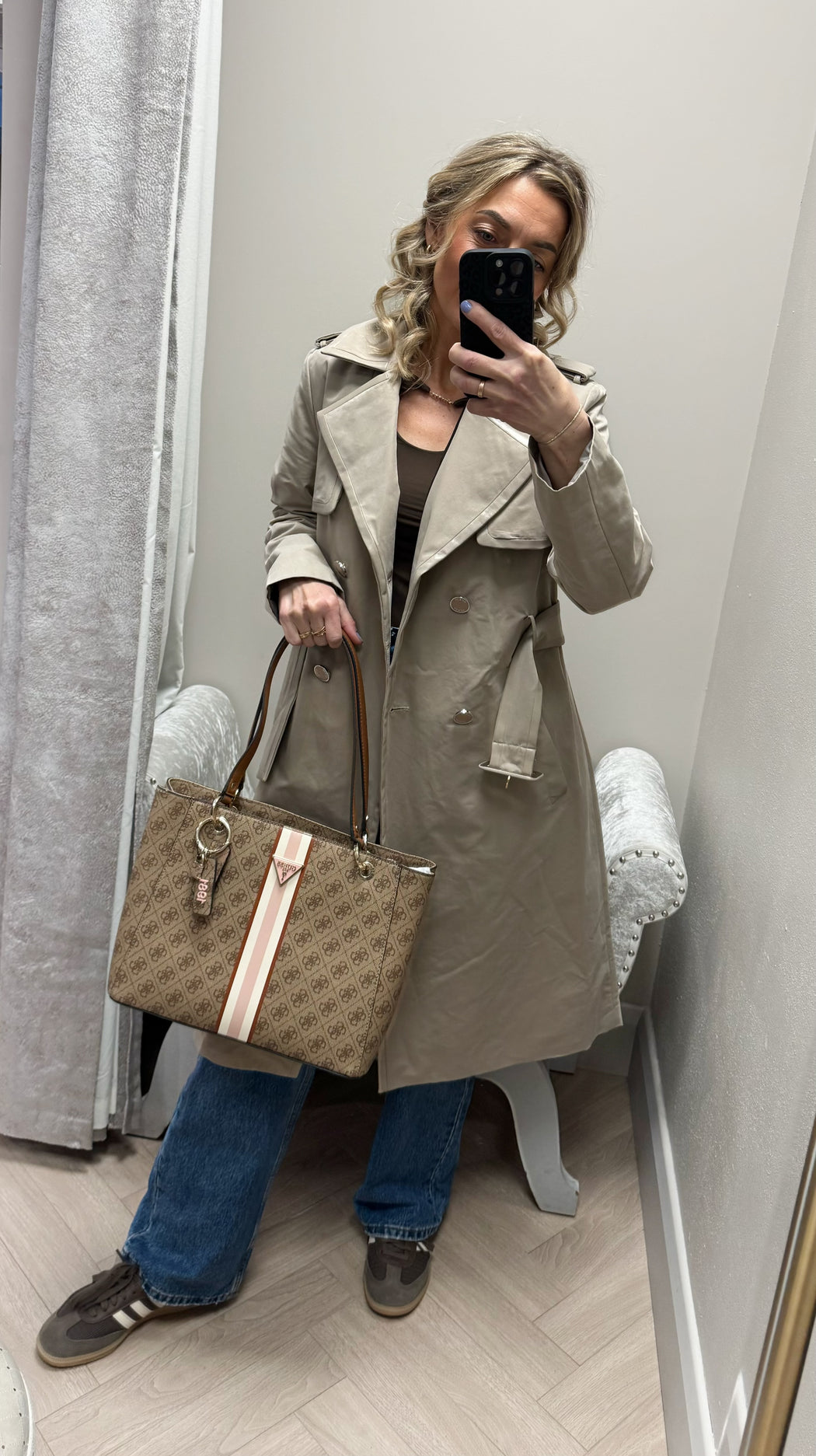 Guess latte logo noelle shoulder bag SS787925