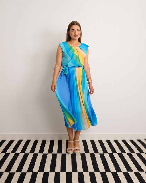 Rainbow blue midi