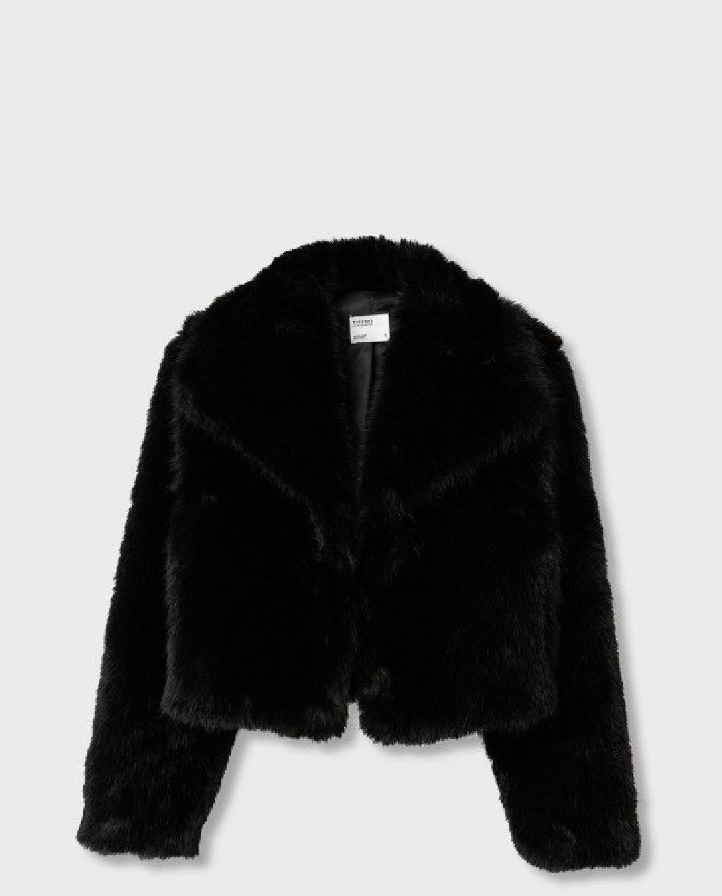 Thretha black faux fur jacket