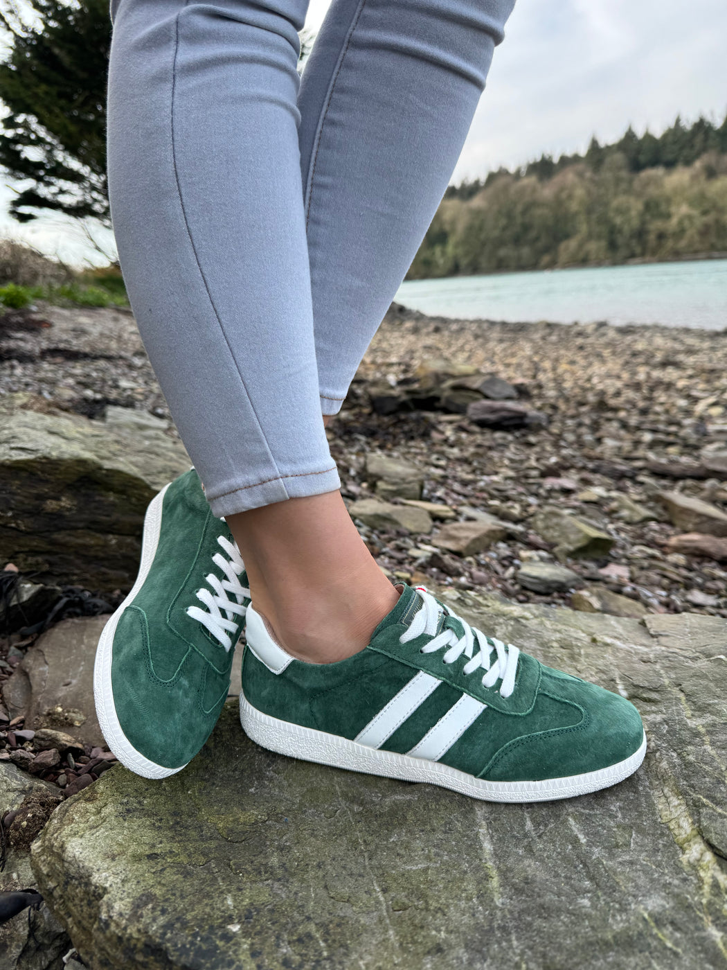 Fifty three moss green sneaker
