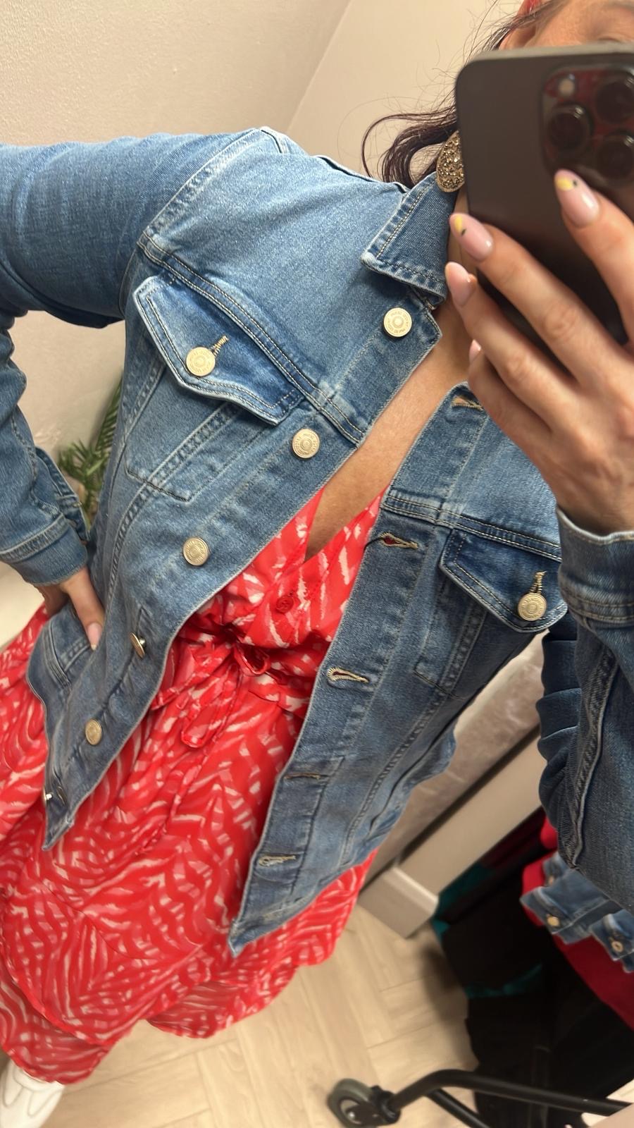 Trudy blue denim jacket