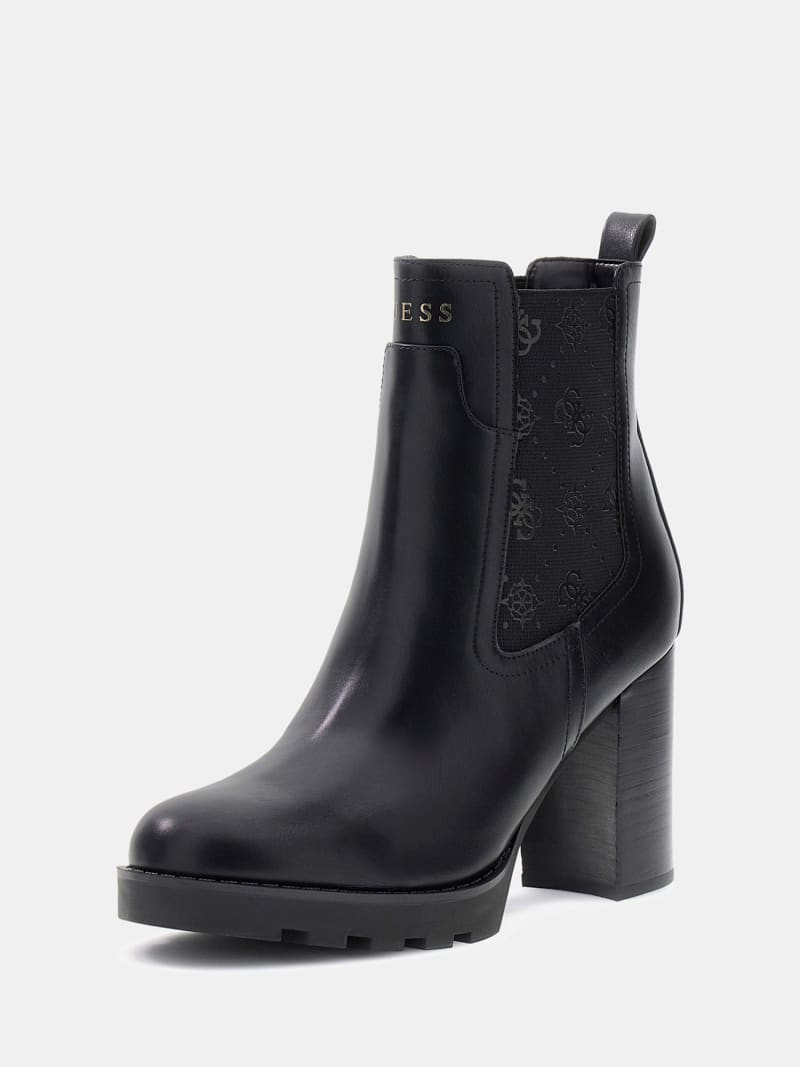 Guess Black Logo Boots FLFNLLELE10