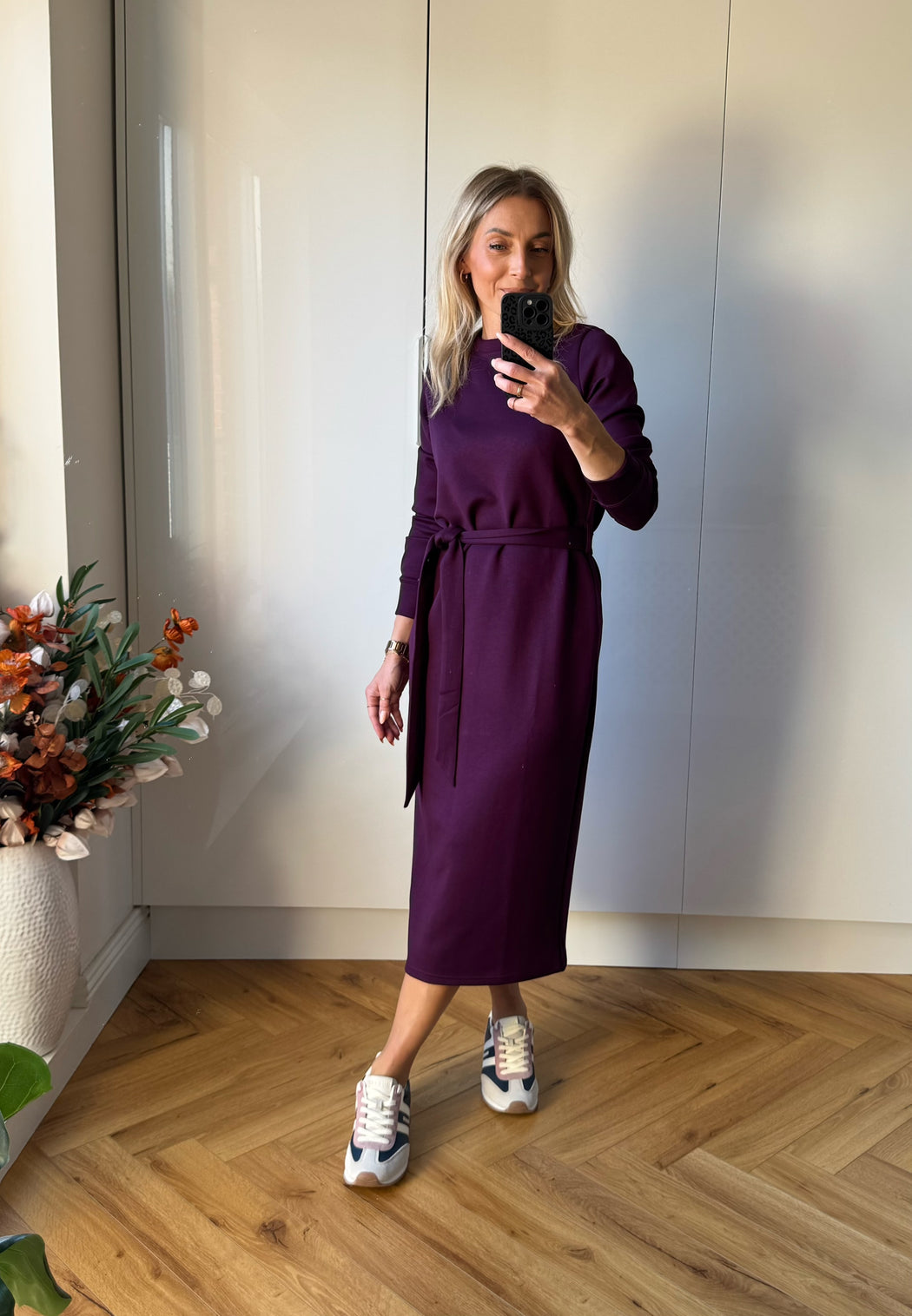 Lynette Dress Plum