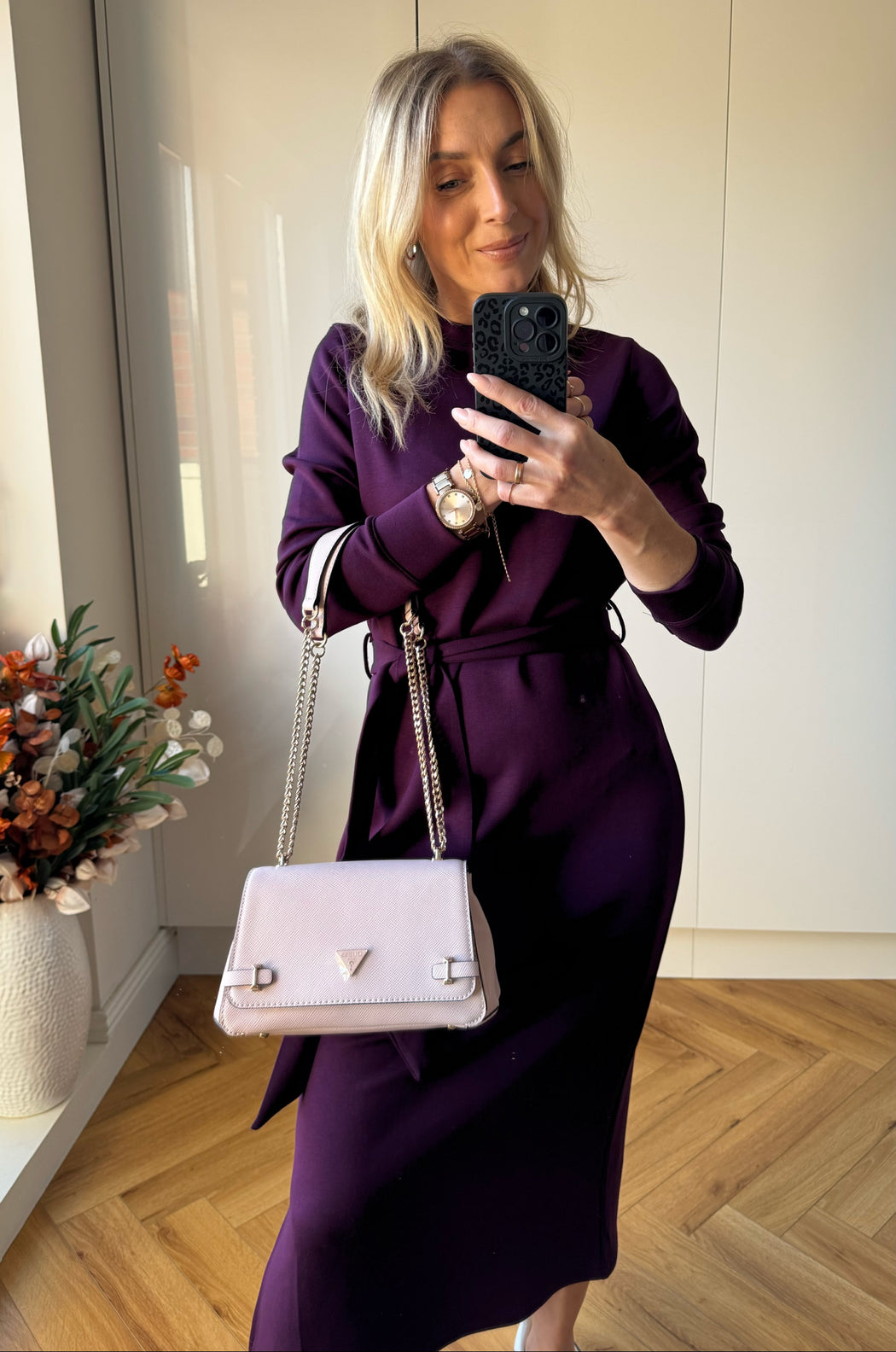 Lynette Dress Plum