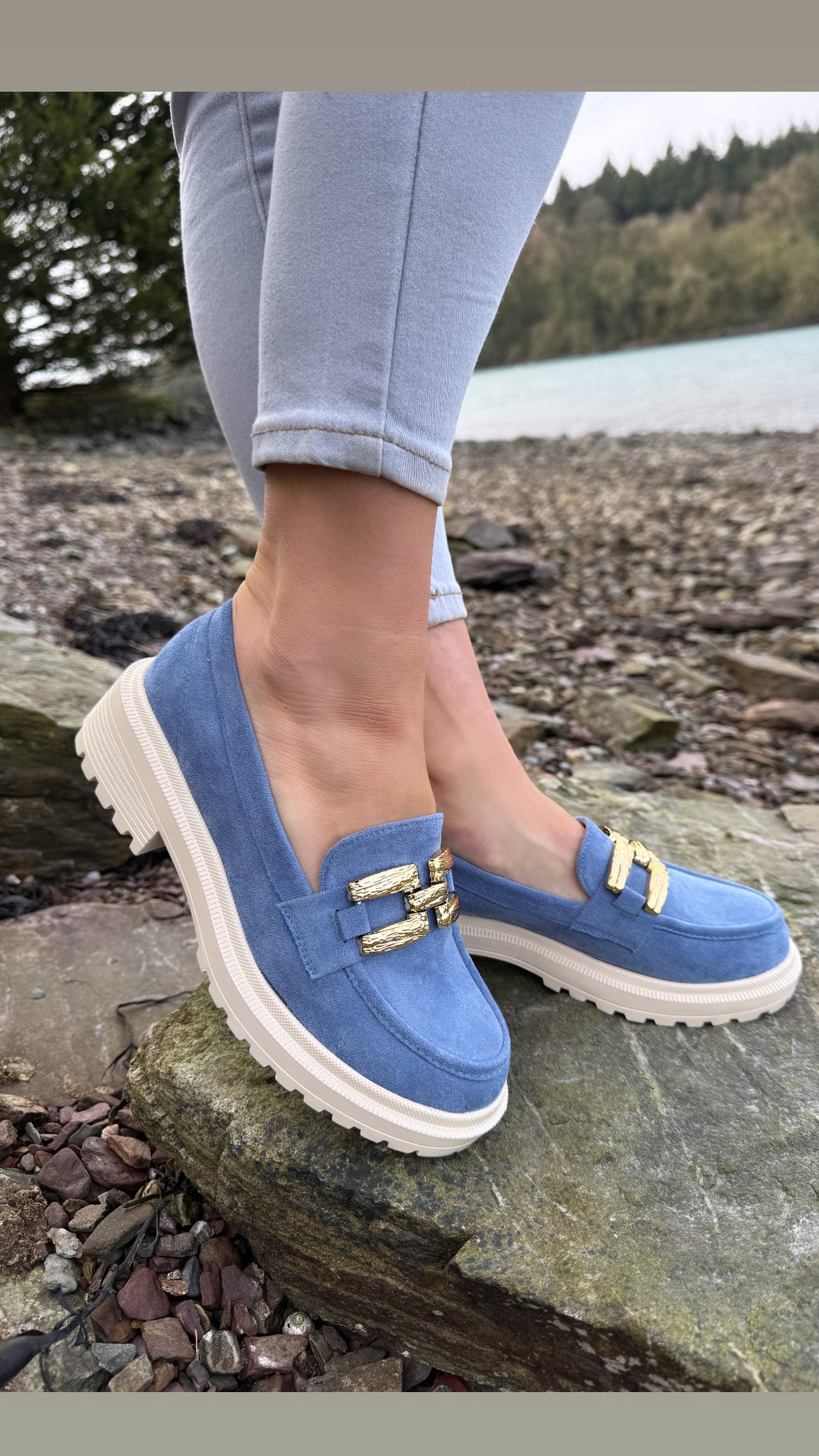 Chillink one aqua  loafer