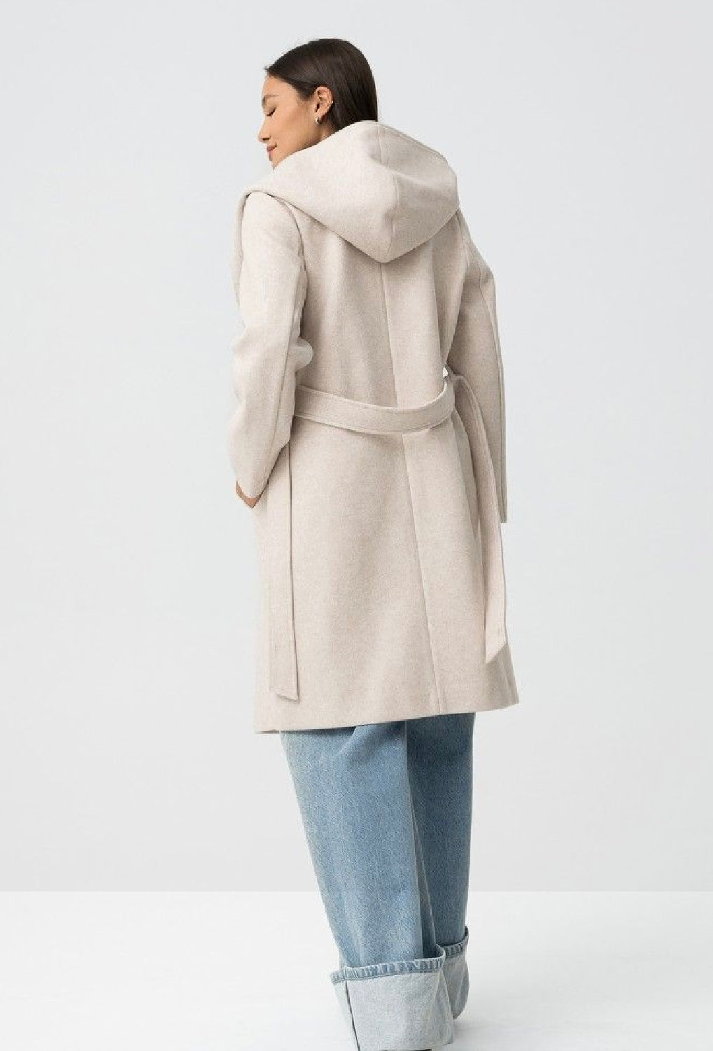 Collusion birch belted jacket