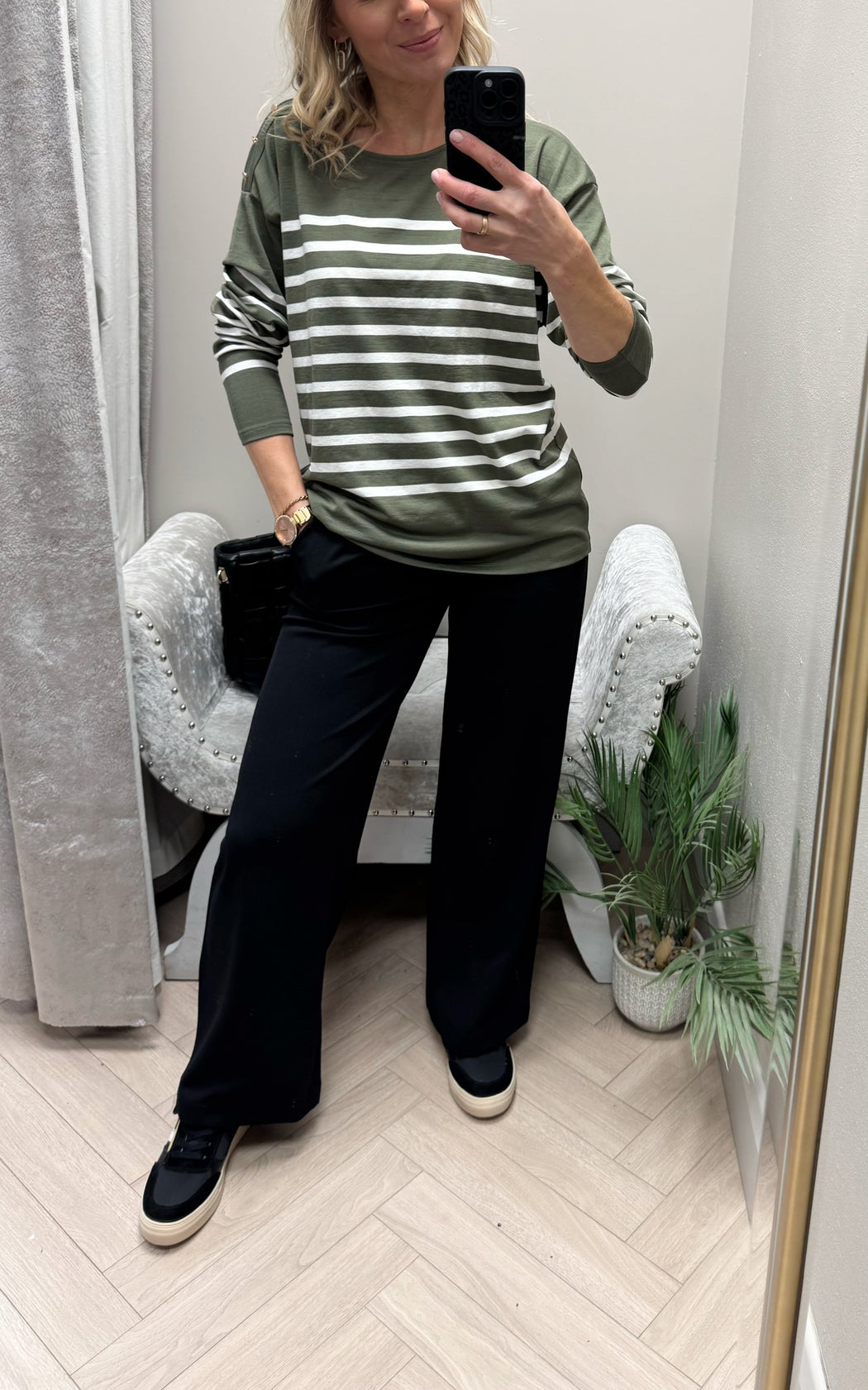 Venice jumper moss green