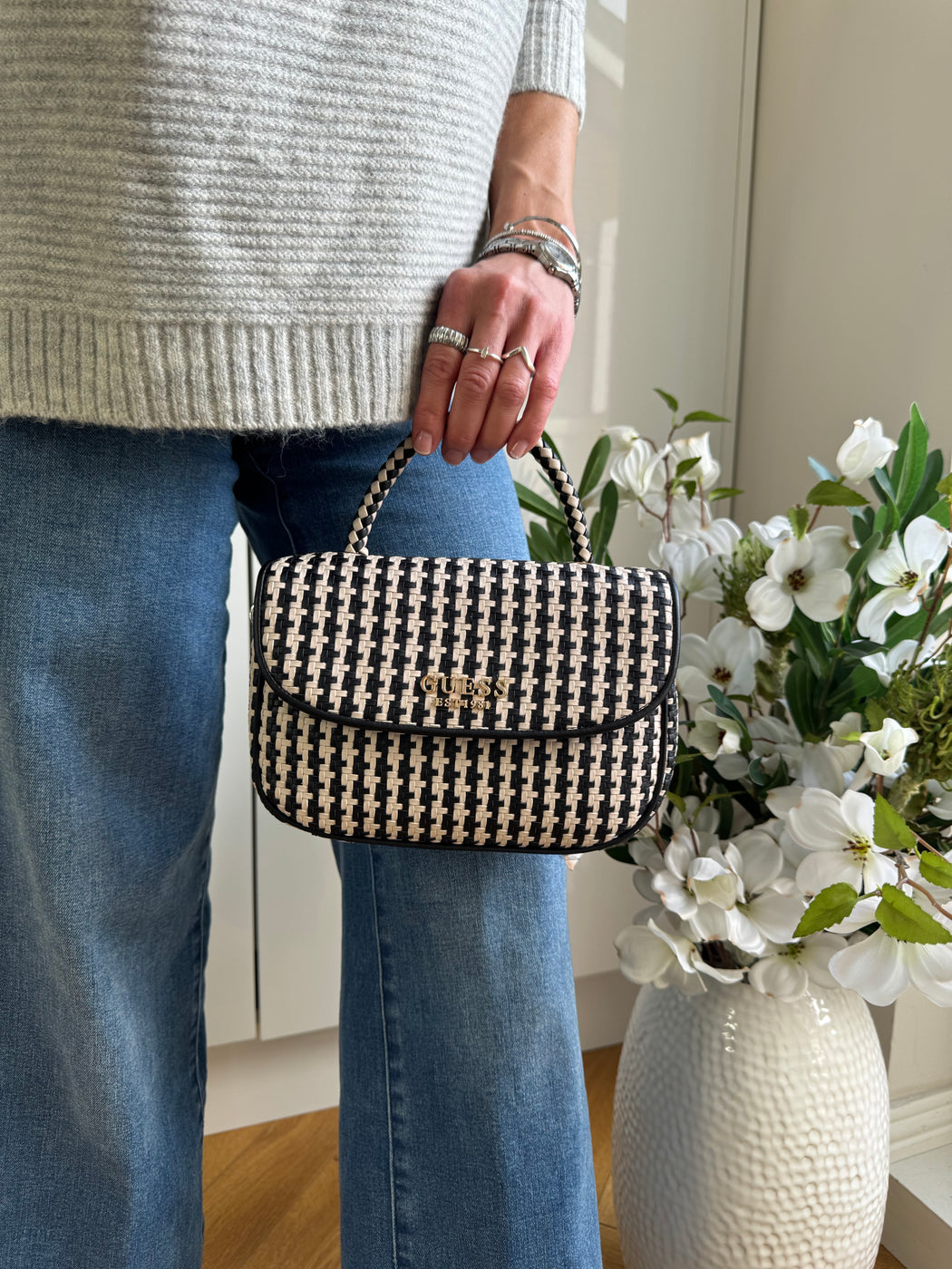 Guess Black Multi MIREMA Bag. WG963120