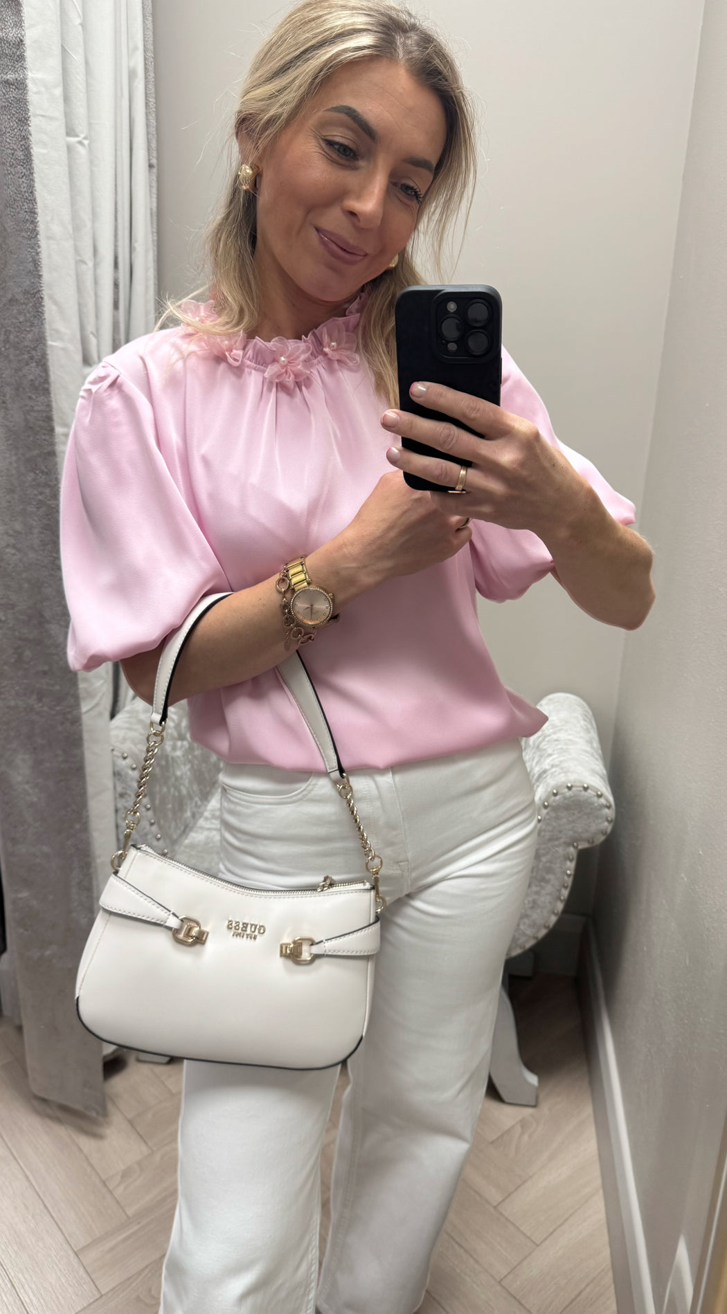 Elsie pink top