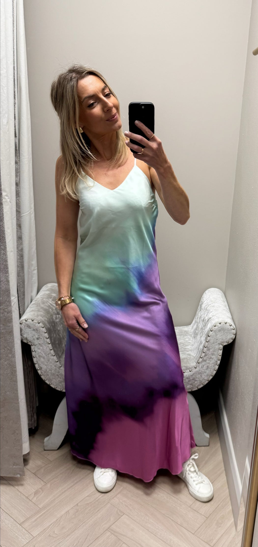 Lexi satin slip dress