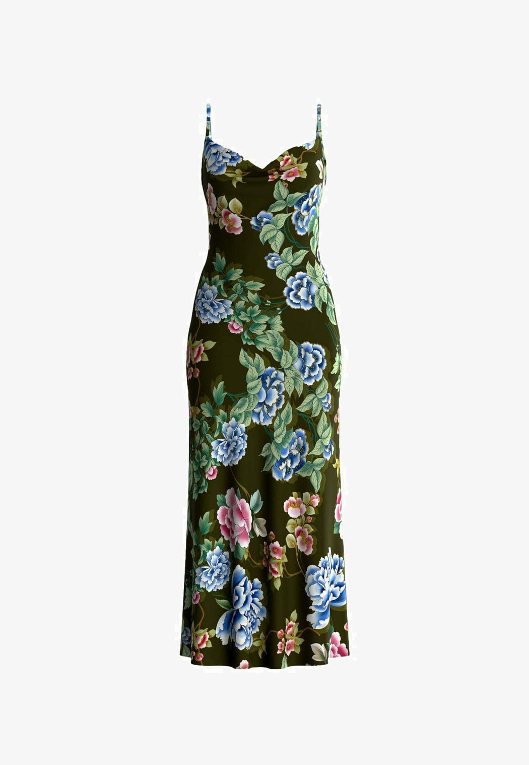 W3GK85WD8G2 guess green floral slip dress