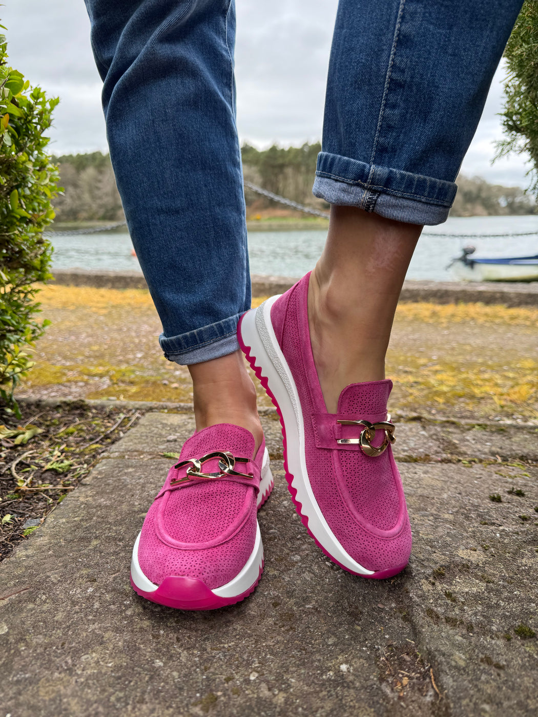 Sawston Magenta Loafer