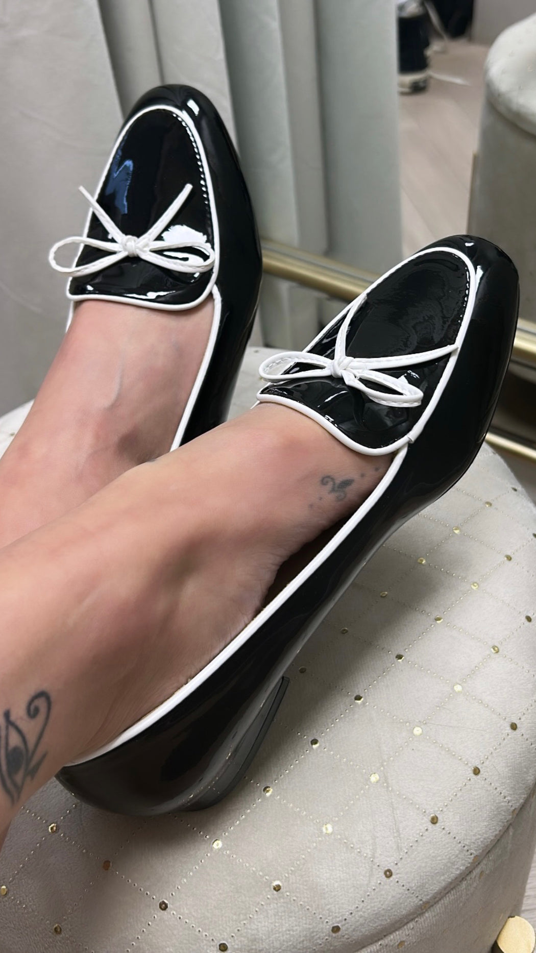 Flitton schwarz shine loafer