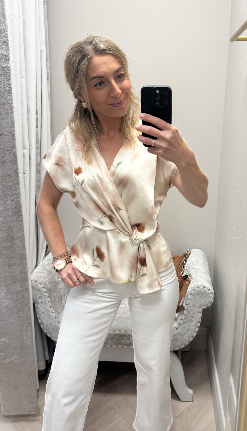 Sylvia wrap top