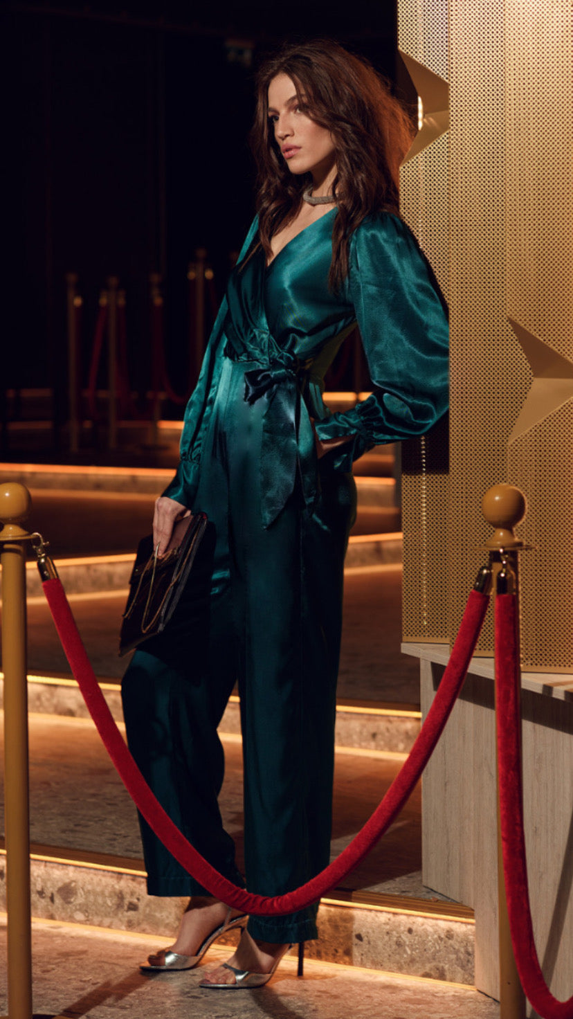 T9924 closet wrap jumpsuit