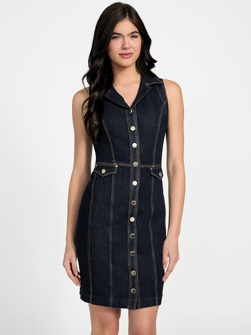 Eco guess destiny denim midi dress