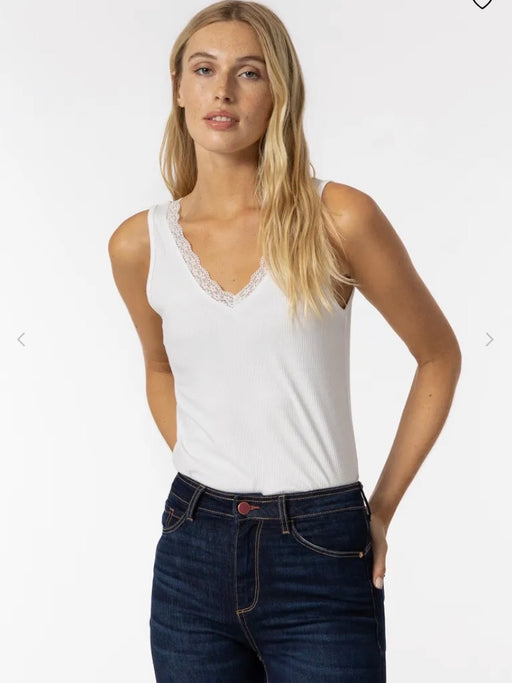Vigo white tank top