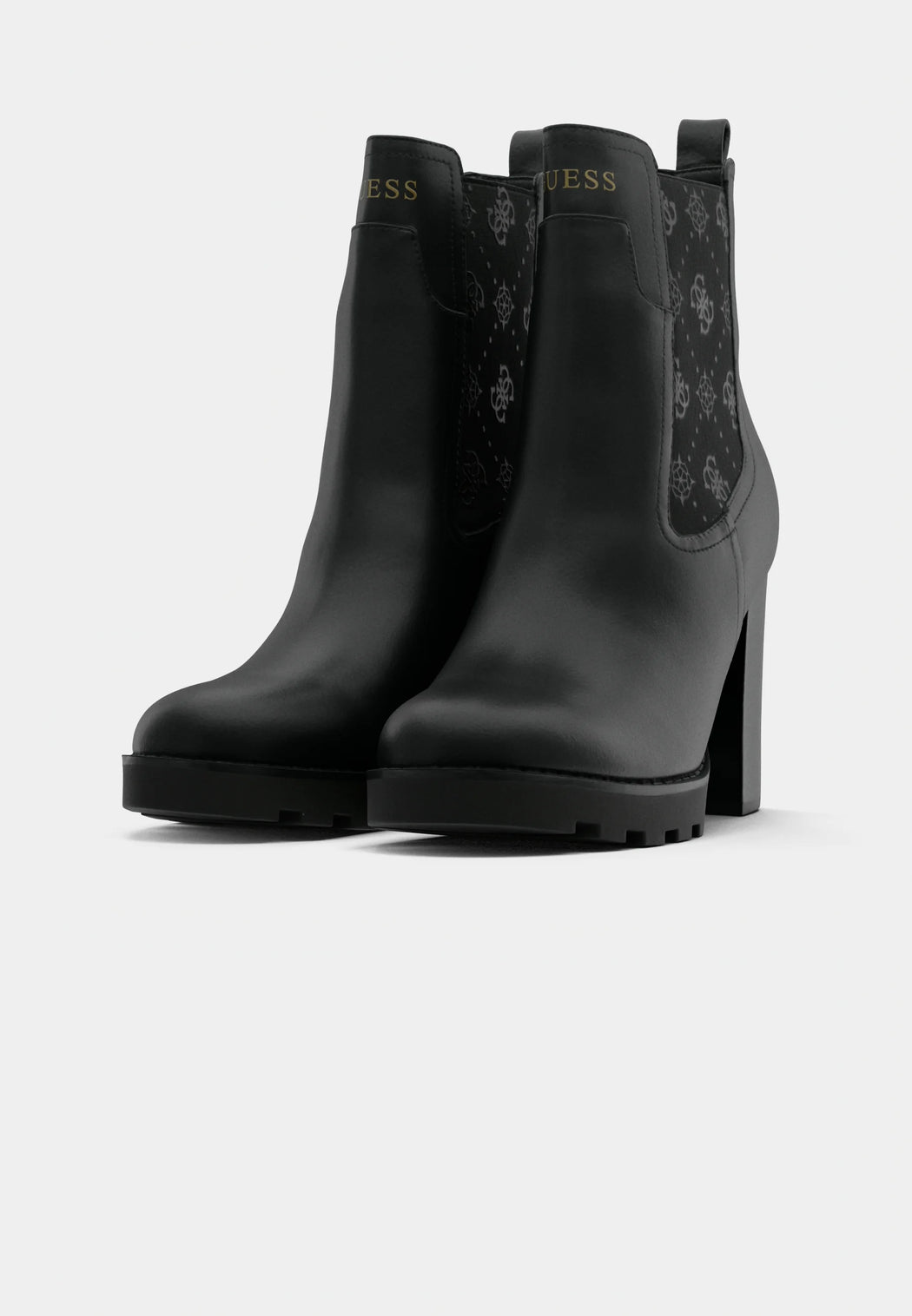 Guess Black Logo Boots FLFNLLELE10
