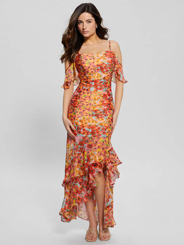 W4GK26WCWF2 Guess Eco Juliana maxi dress
