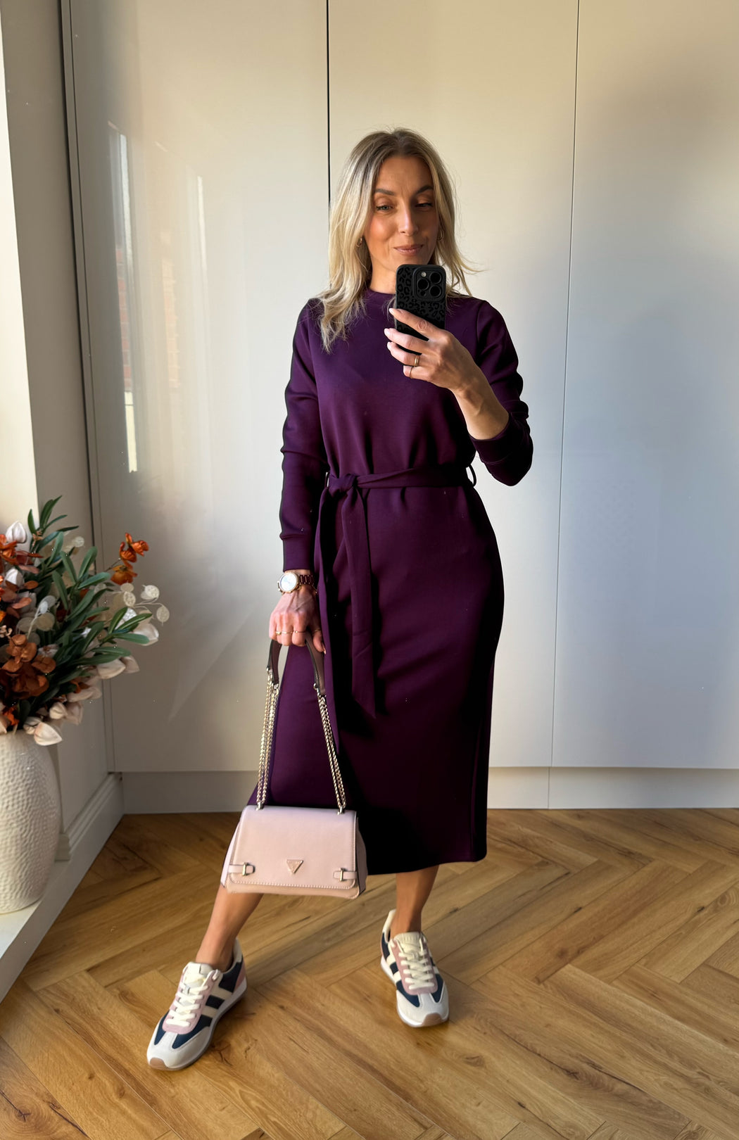 Lynette Dress Plum