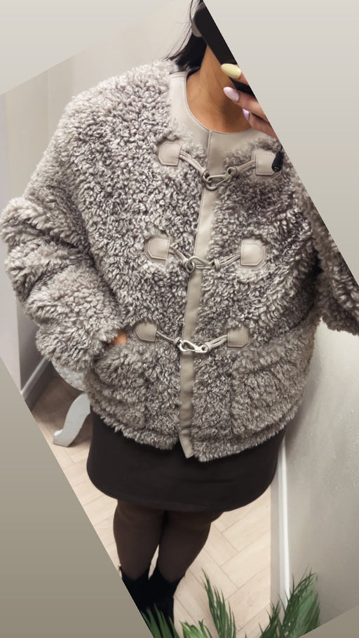 Guess teddy faux fur jacket