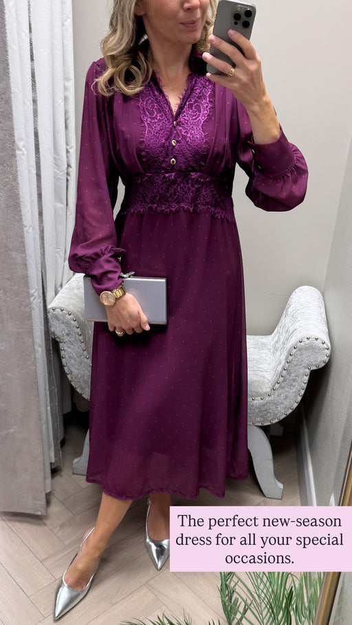 Plum kimi dress
