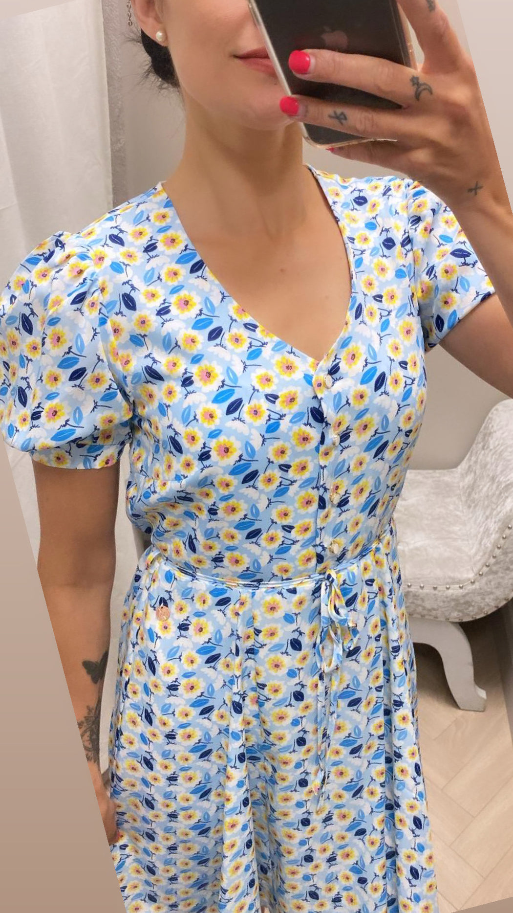 Gemma Dress Blue