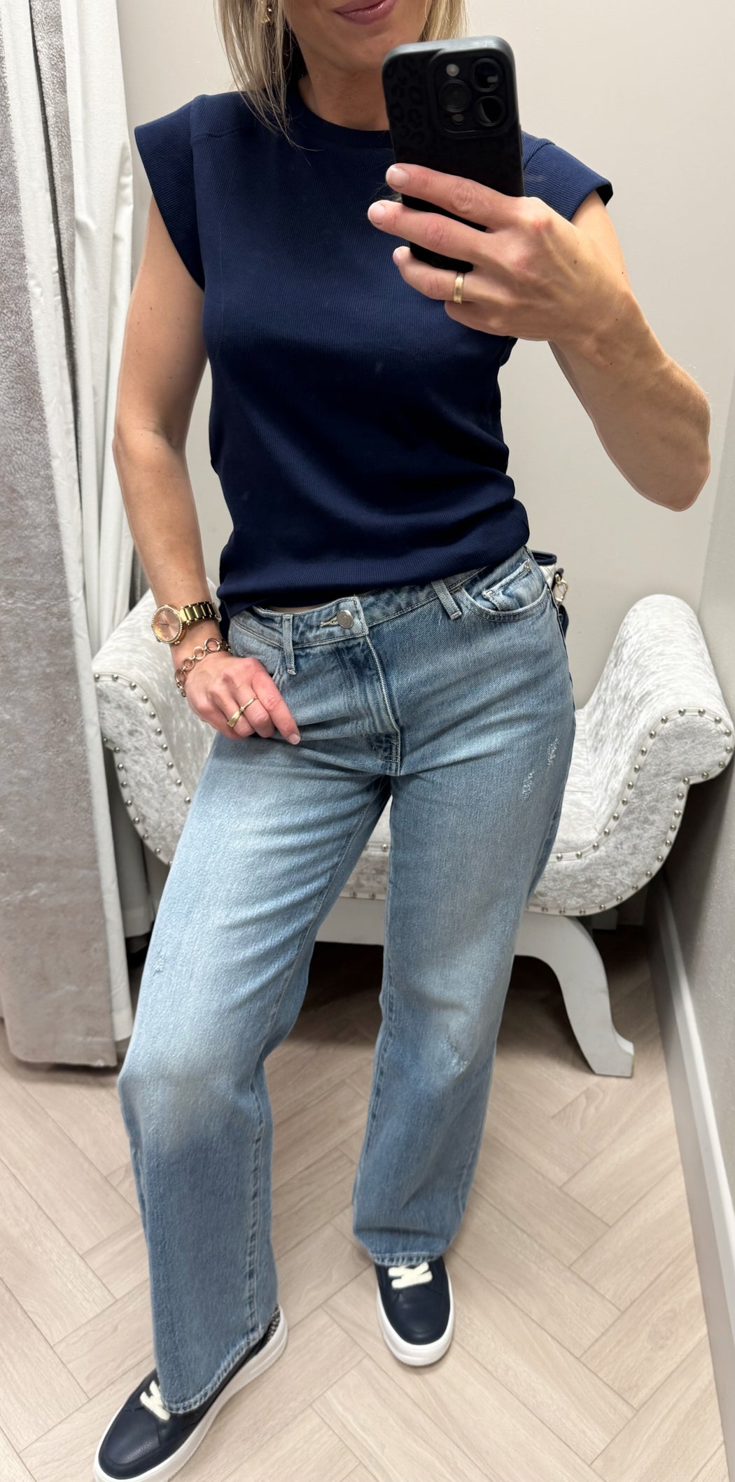 Guess Jodi high rise wide leg jean