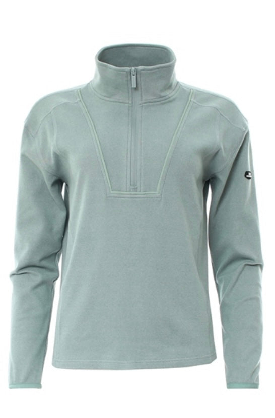 Relax & Renew sage tessa half zip
