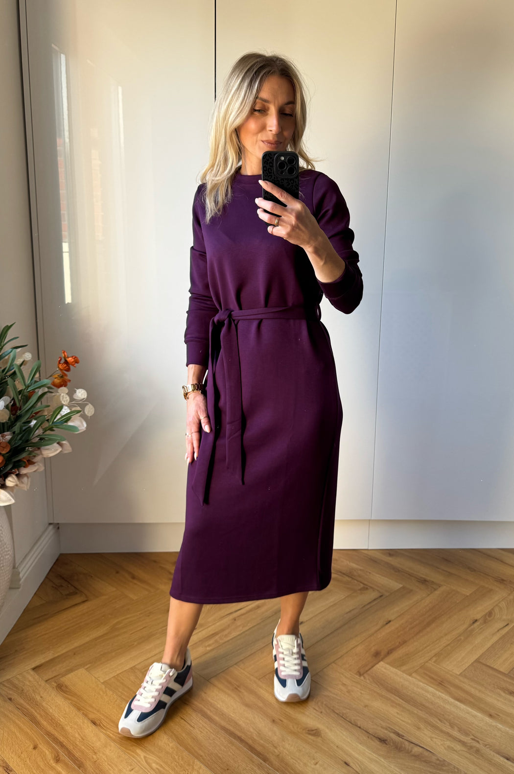 Lynette Dress Plum