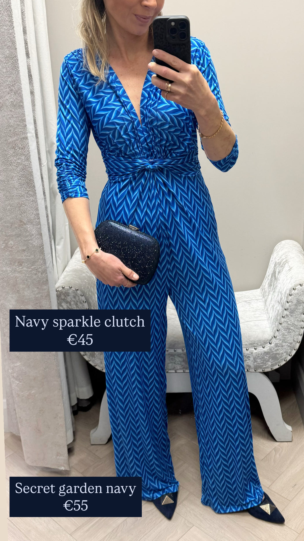 BLUE PRINT SOPHIA JUMPSUIT